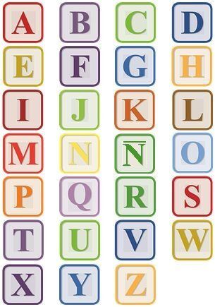 Alfabeto Colorido para Imprimir em Letras Brilhantes