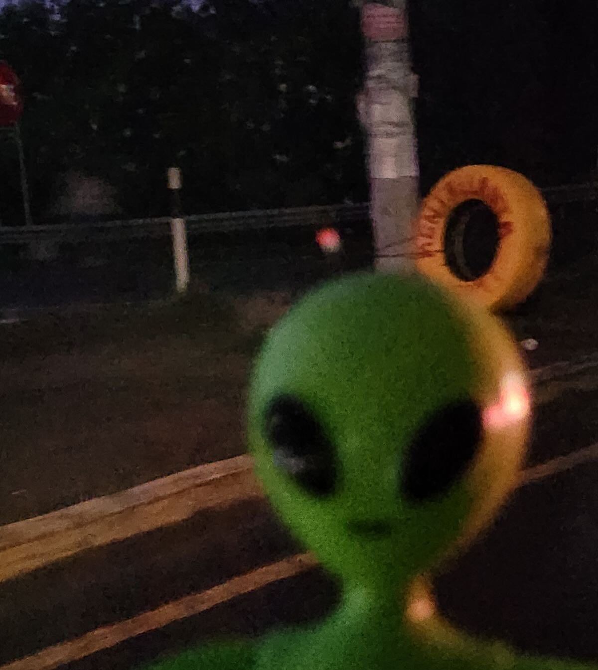 Alienígena Verde: Foto Criativa para Perfil