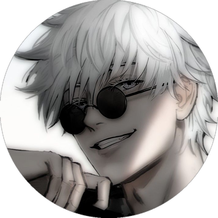 Anime com cabelo branco para perfil no WhatsApp