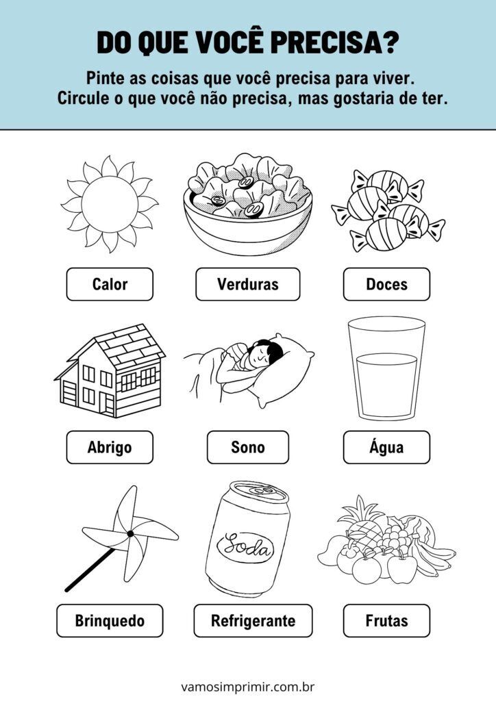 Atividade educativa de caligrafia para imprimir