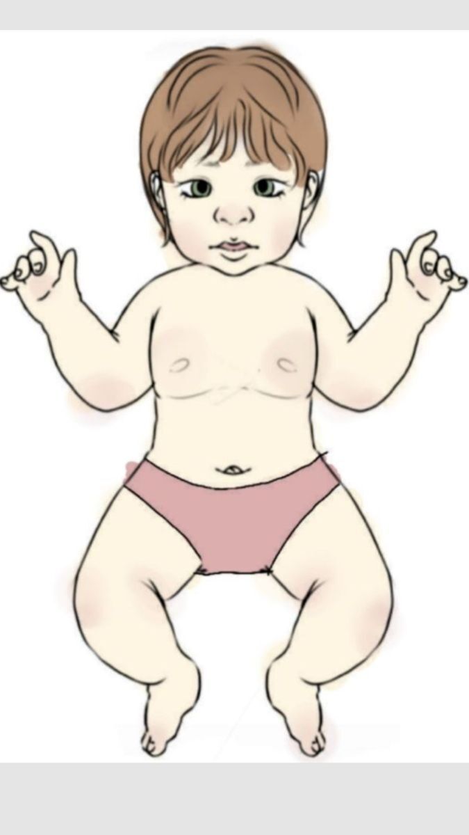 Bebê de Papel com Fralda Rosa para Imprimir e Brincar