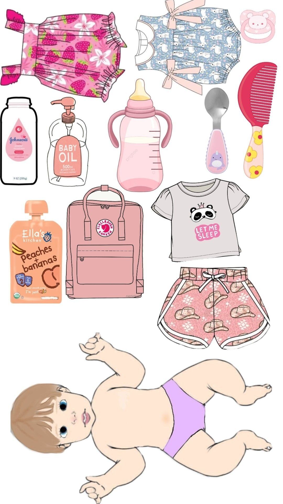 Bebê Reborn de Papel com Acessórios para Brincar