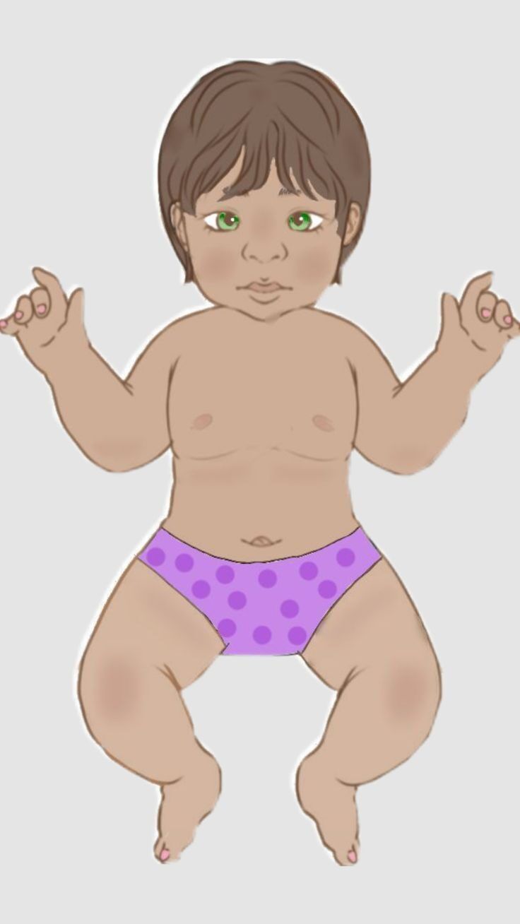 Bebê Reborn de Papel com Fralda Roxa e Olhos Verdes