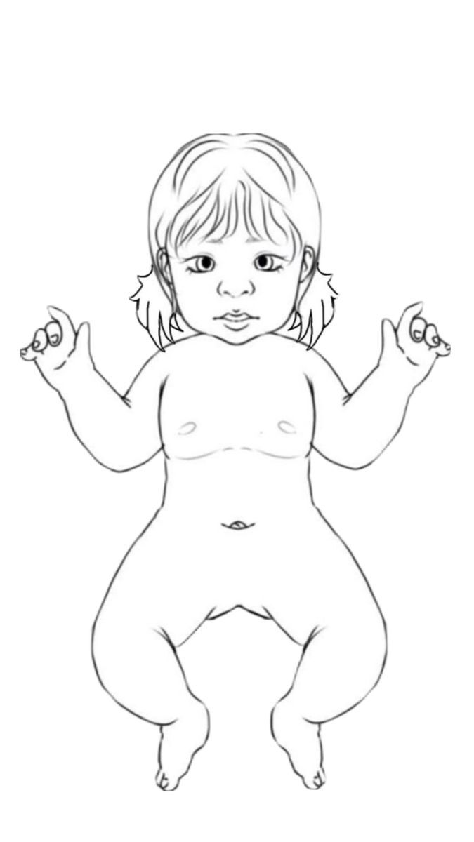 Bebê Reborn de Papel para imprimir e recortar