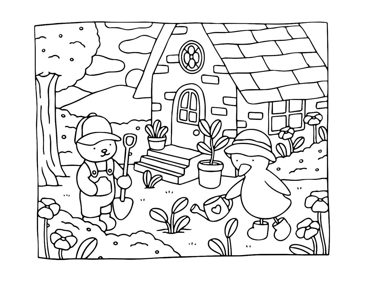 Bobbie Goods para imprimir na jardinagem divertida