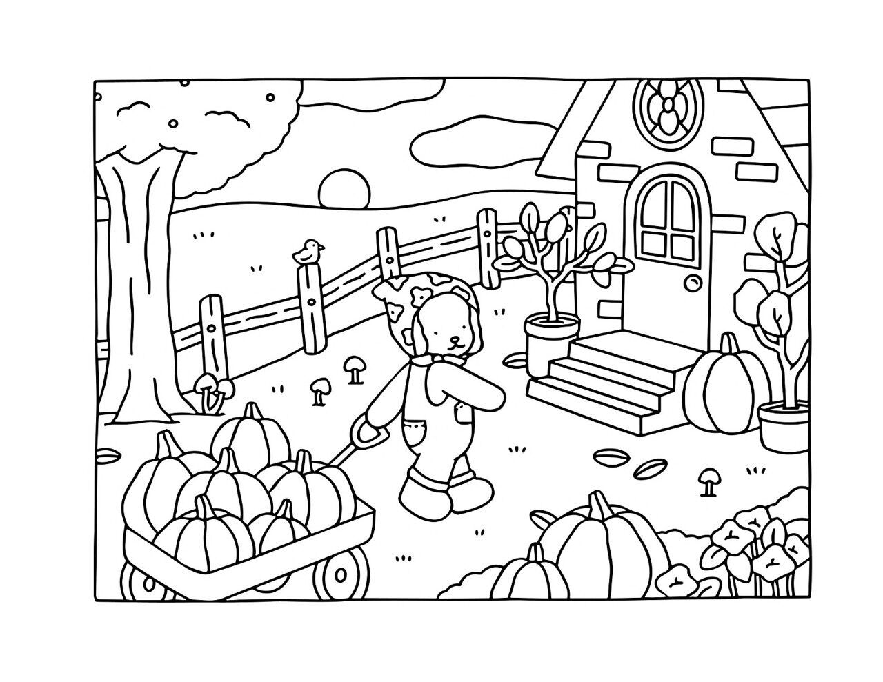 Bobbie Goods para imprimir no cenário campestre divertido