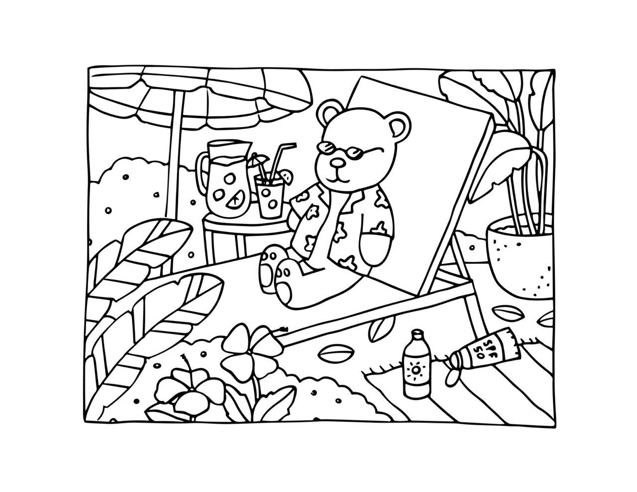 Bobbie Goods para imprimir no lazer de verão