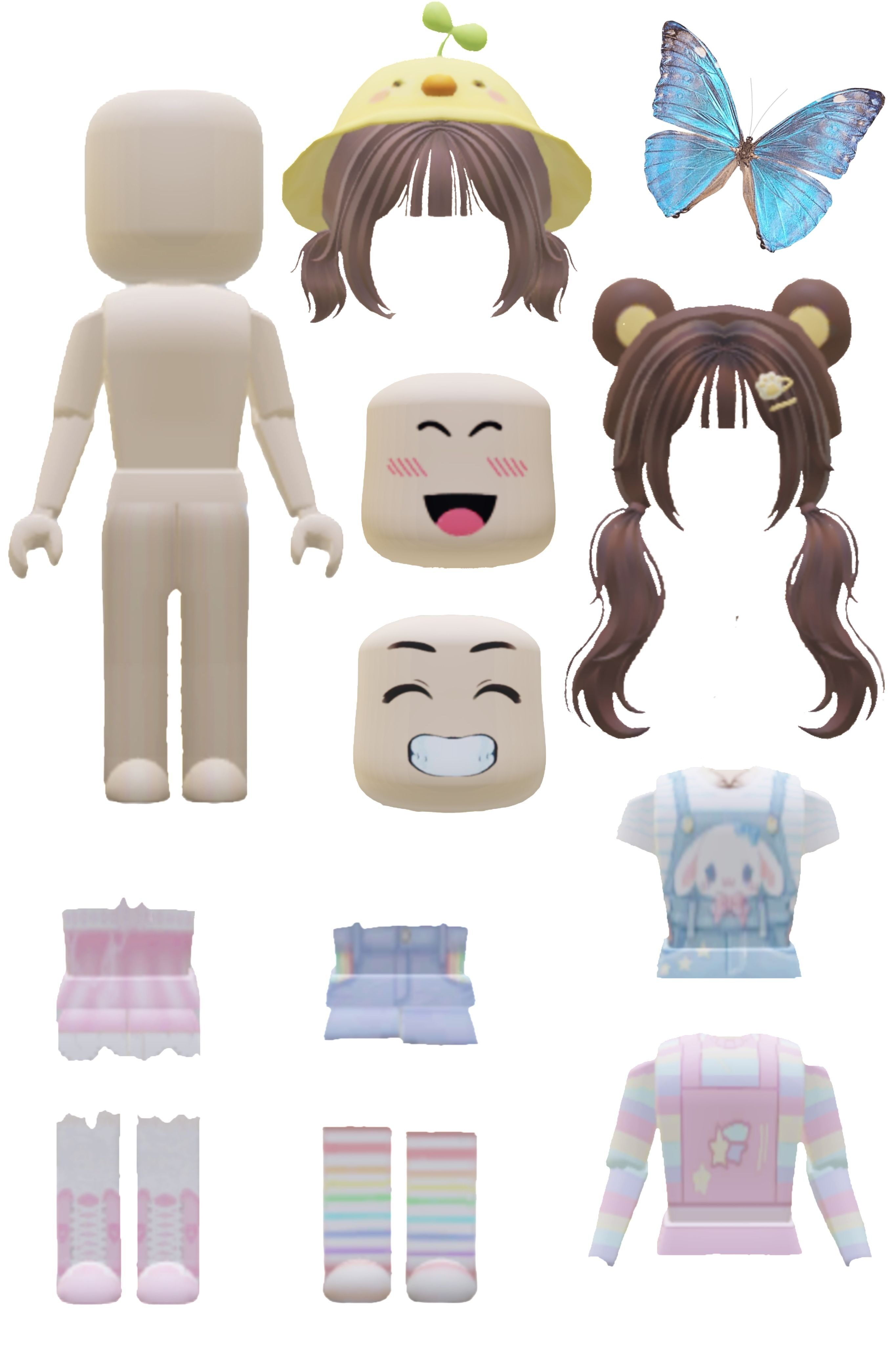 Boneca de Papel com Roupas e Acessórios Coloridos