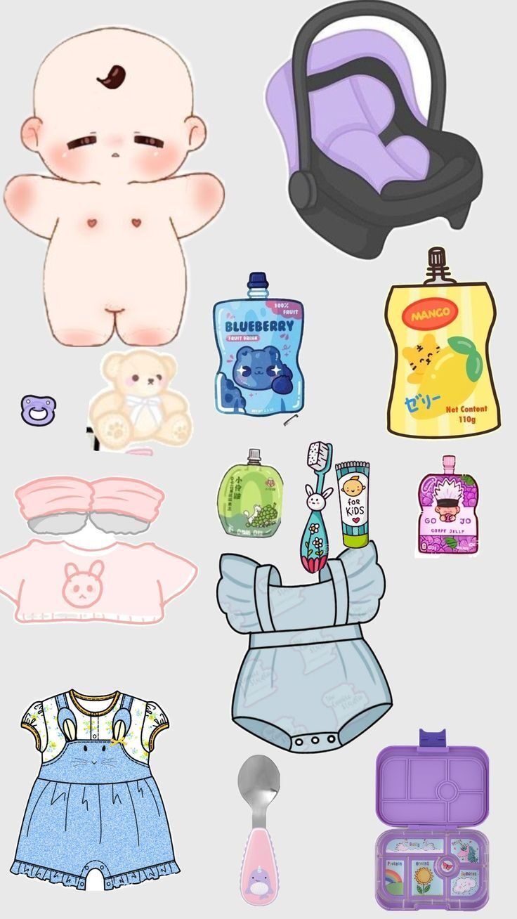 Boneca de Papel para Imprimir e Vestir com Acessórios