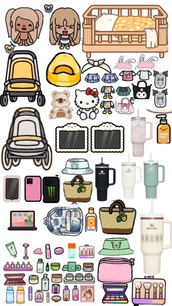 Bonecas Toca Life World para Imprimir e Brincar