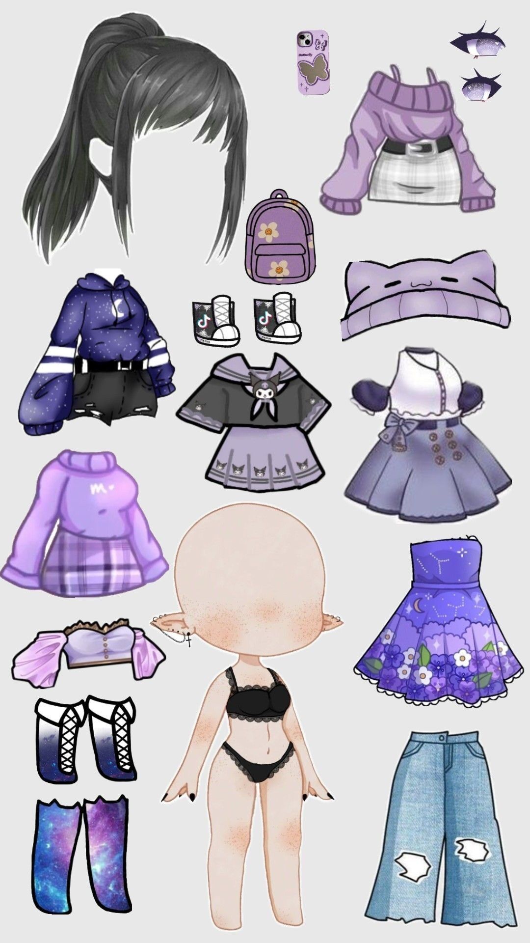 Bonecas Toca Life World: Roupas e Acessórios para Imprimir