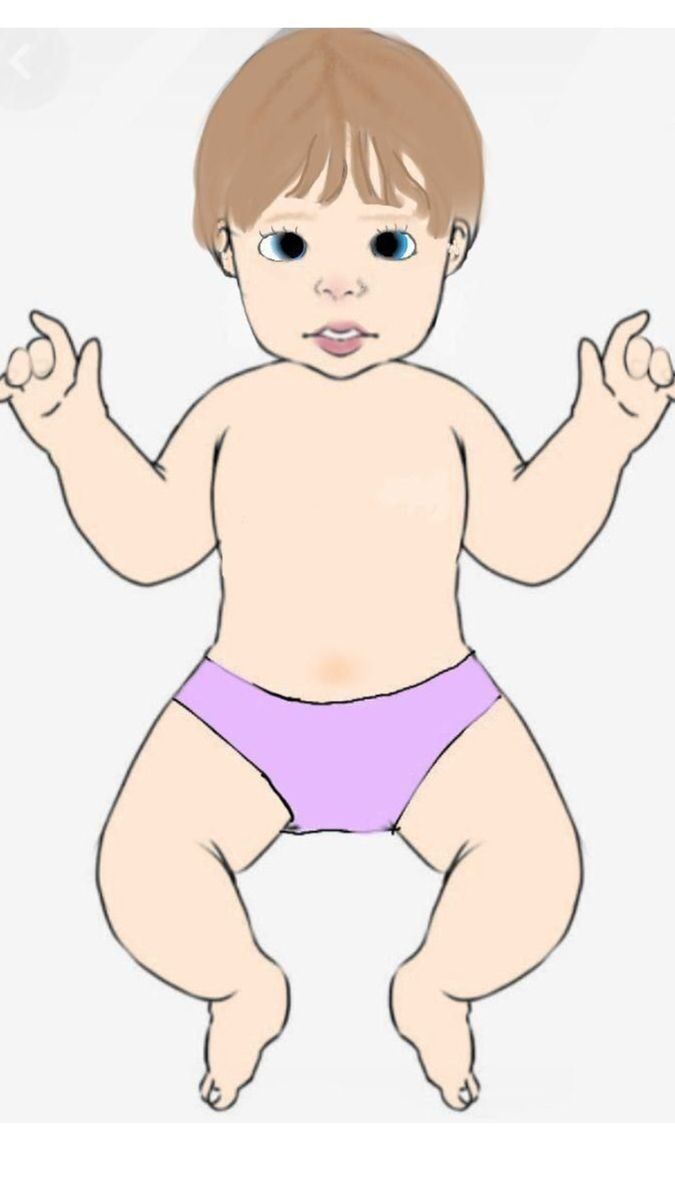 Boneco de Papel Bebê para Imprimir e Colorir