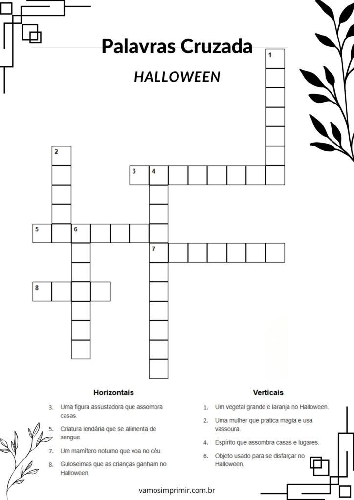 Caça-Palavras de Halloween para Imprimir e se Divertir