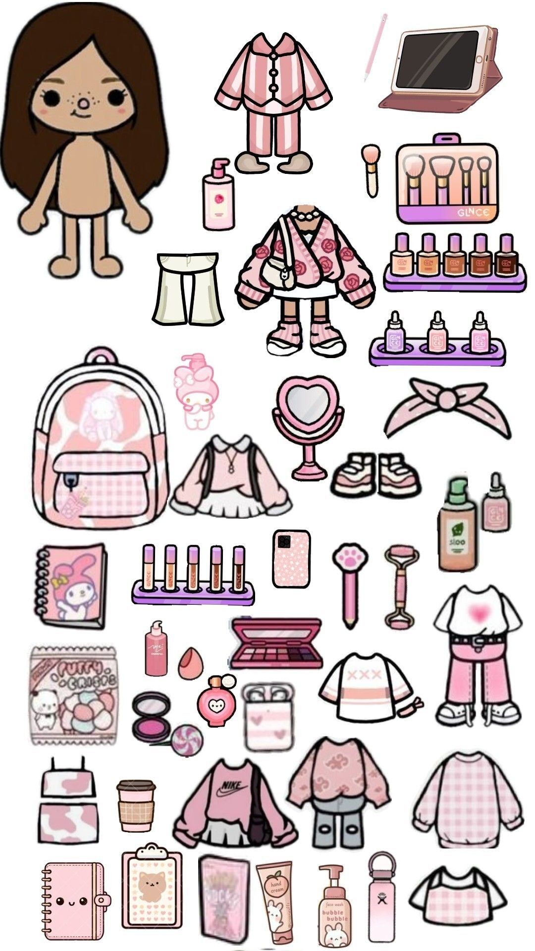 Coleção de bonecas Toca Life World com acessórios