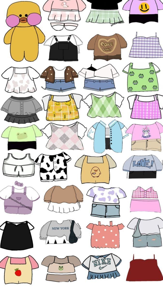 Costura de Roupas e Acessórios para Pato Amarelo