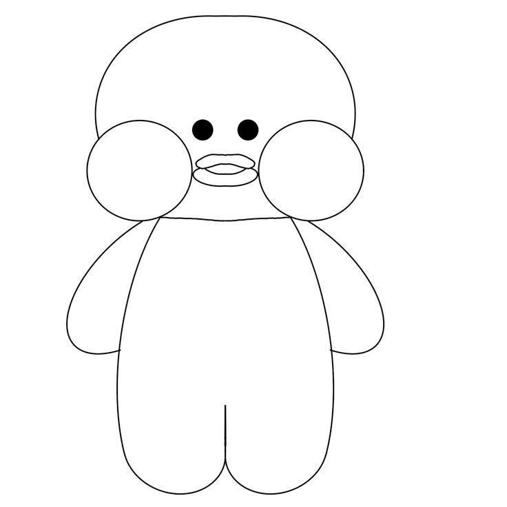 Desenho de Pato para Imprimir e Colorir - Atividades Criativas