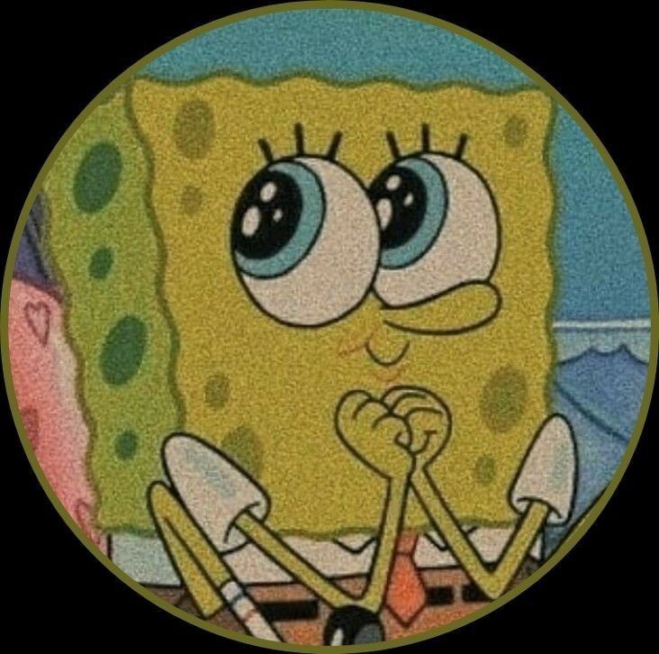 Esponja Amarela Feliz para Perfil do Whatsapp