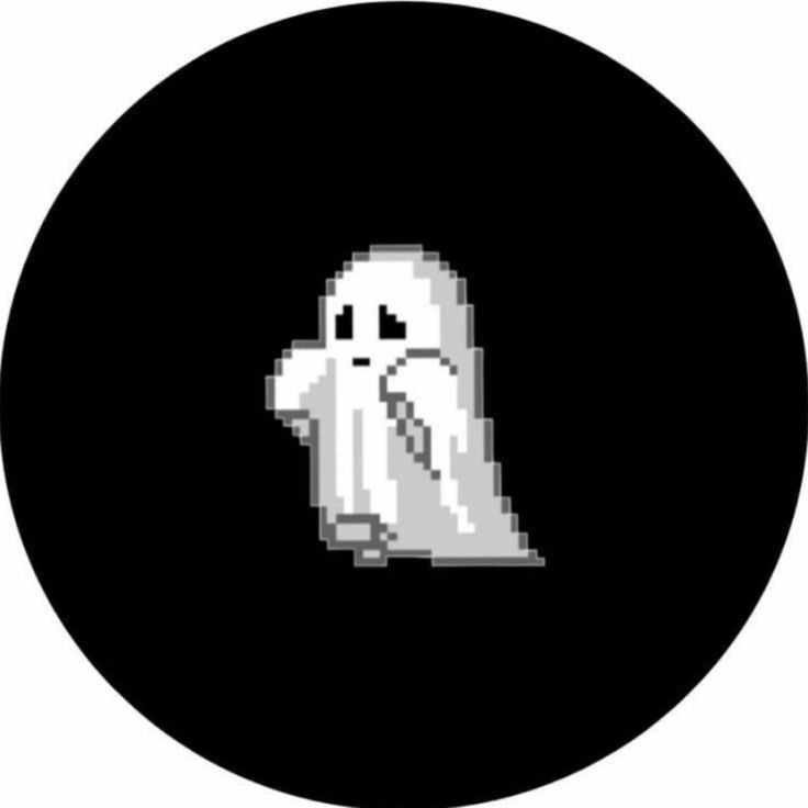 Fantasma Pixelado para Foto de Perfil Criativa