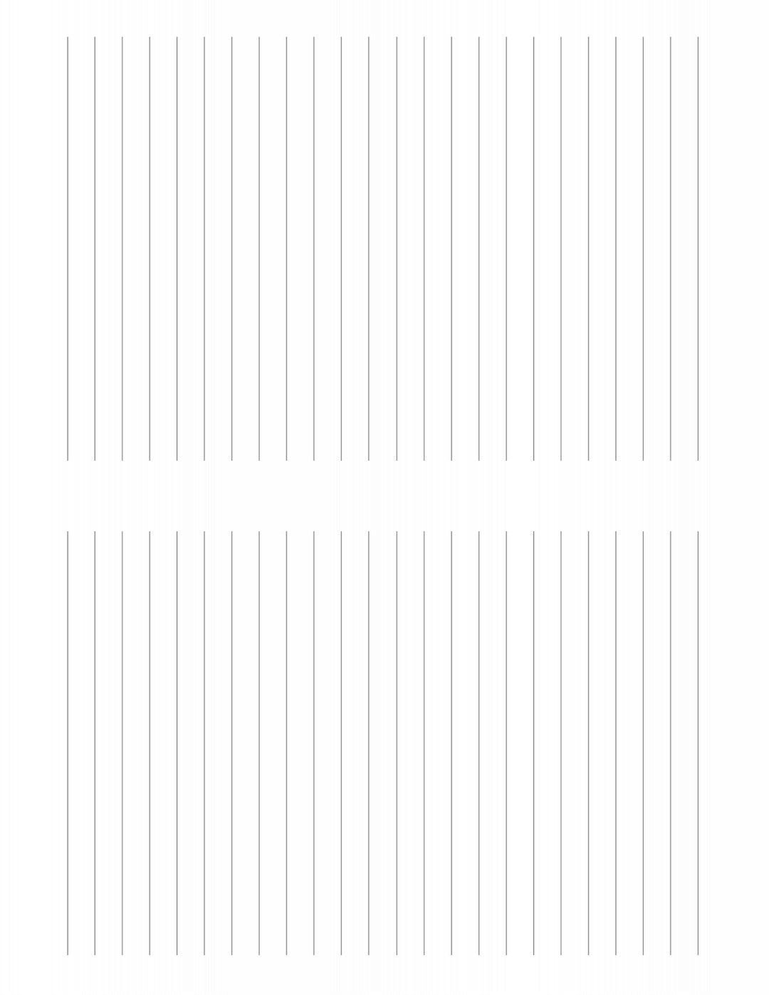 Folha com Linhas para Imprimir em A4 para Escrita e Desenho