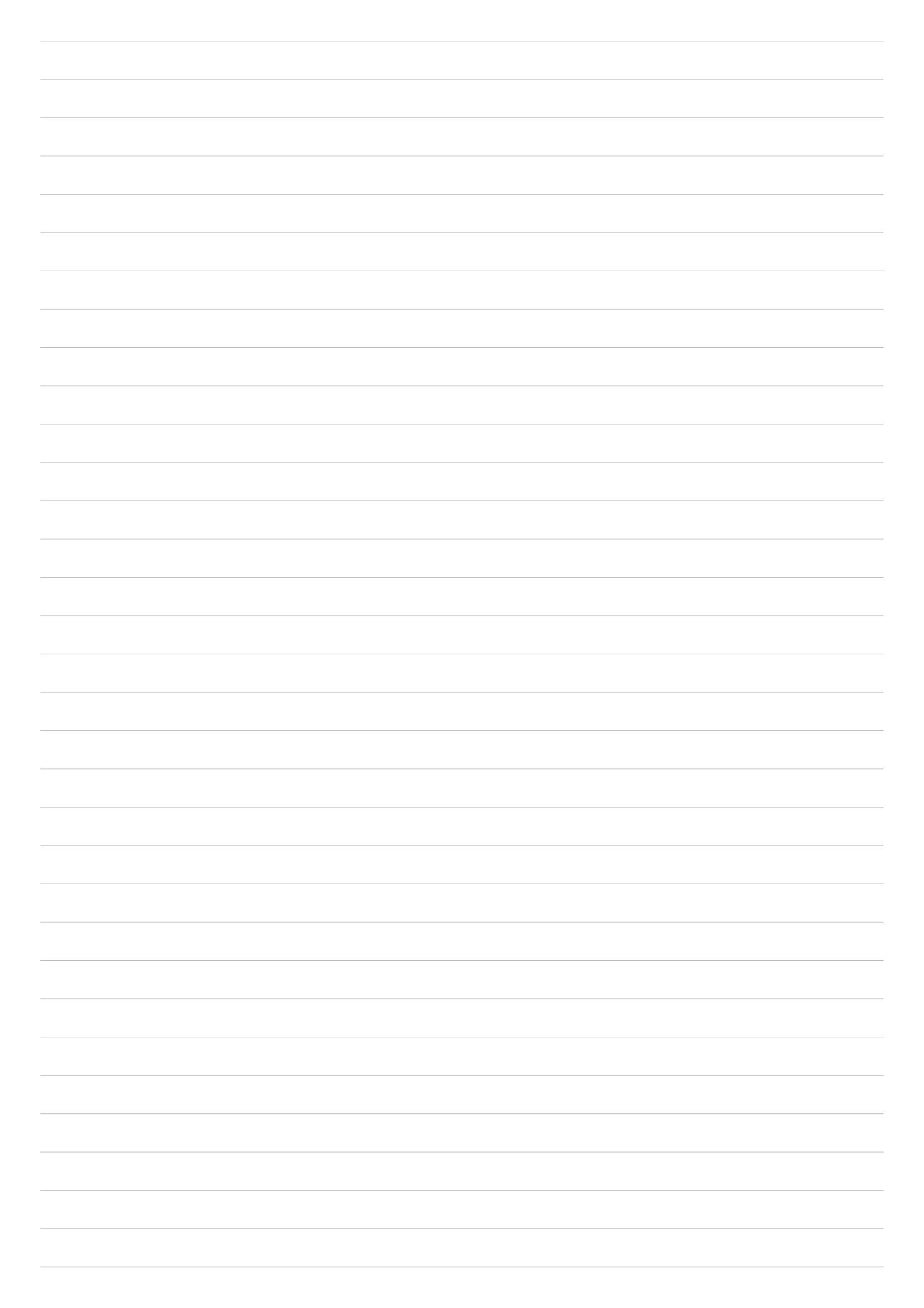 Folha Pautada para Imprimir A4 - Ideal para Escrita
