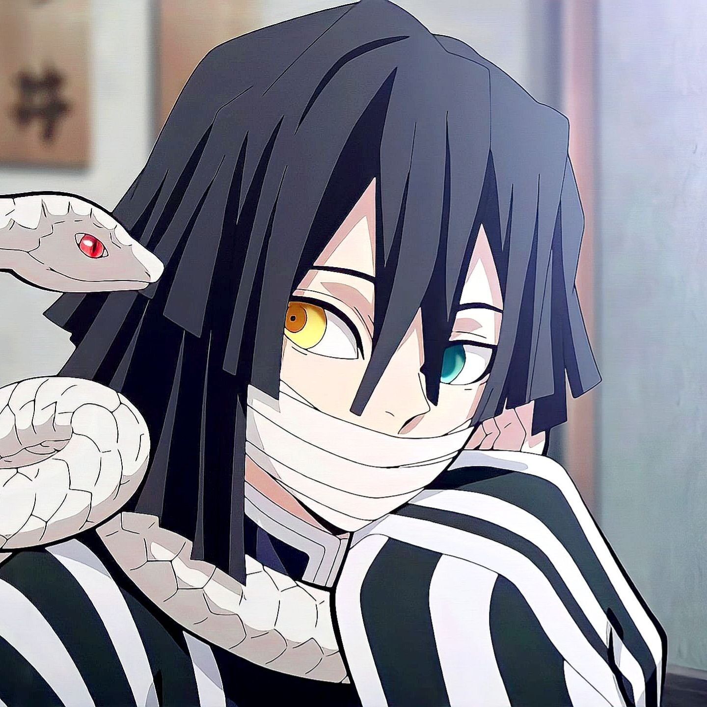 Foto de Anime para Perfil com Cobra e Olhos Diferentes