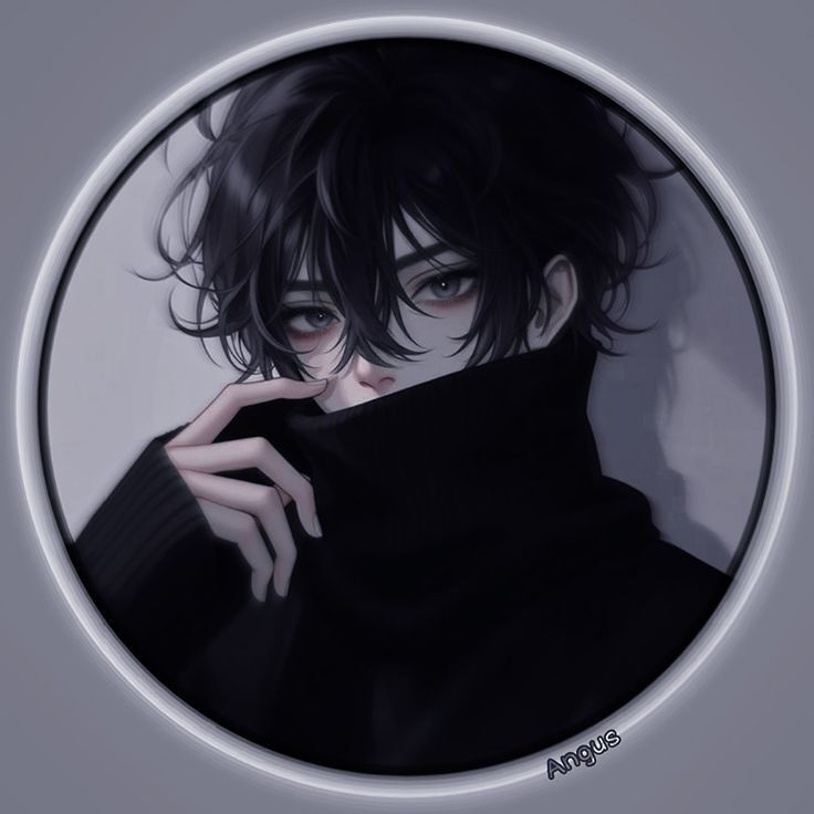 Foto de Anime Sombria para Perfil em Redes Sociais