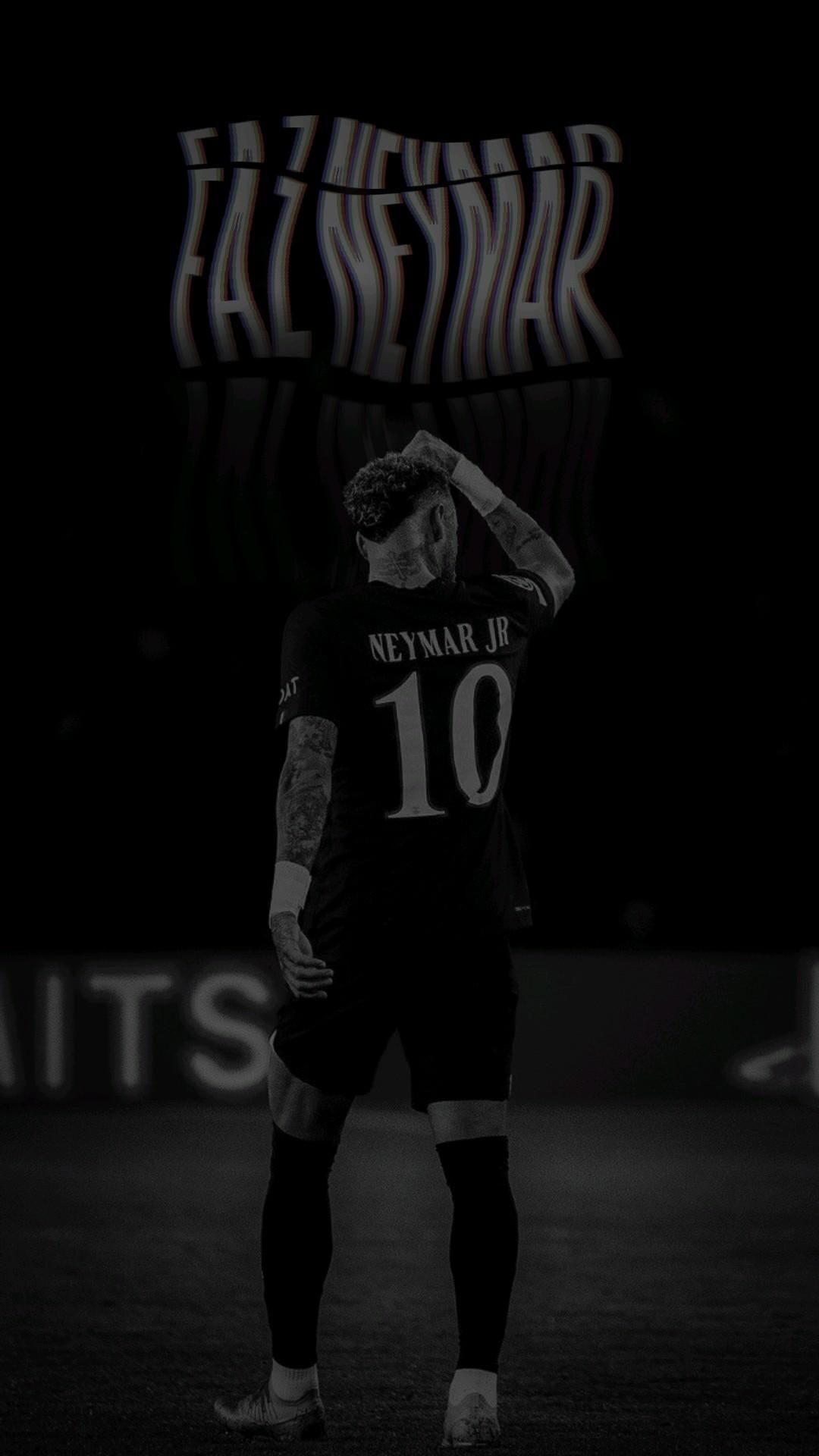 Foto de Neymar Jr para Perfil em Preto e Branco