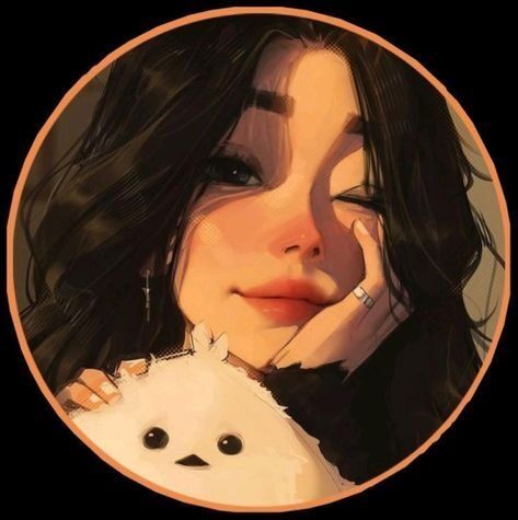 Foto de Perfil Feminino com Bichinho Fofo e Estilo Suave