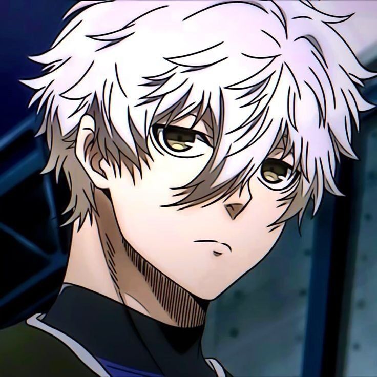 Foto de Perfil Masculino de Anime com Cabelo Branco