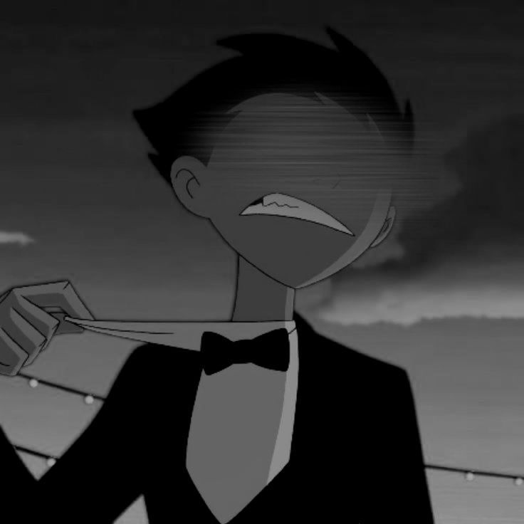 Foto de Perfil Masculino Elegante em Preto e Branco