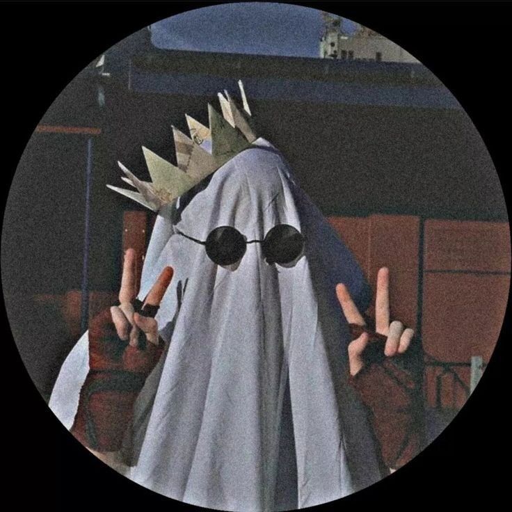 Foto para Perfil do Whatsapp com lençol e coroa