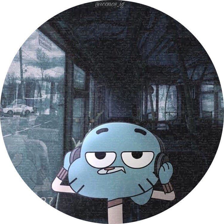 Foto para Perfil do Whatsapp Desenho Azul