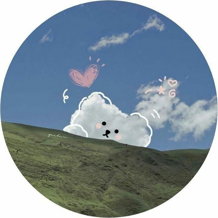 Foto para Perfil Whatsapp Bonitas com Ursinho e Nuvens