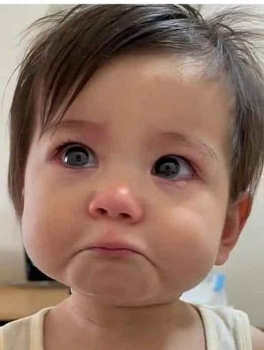 Foto Triste de Bebê para Perfil