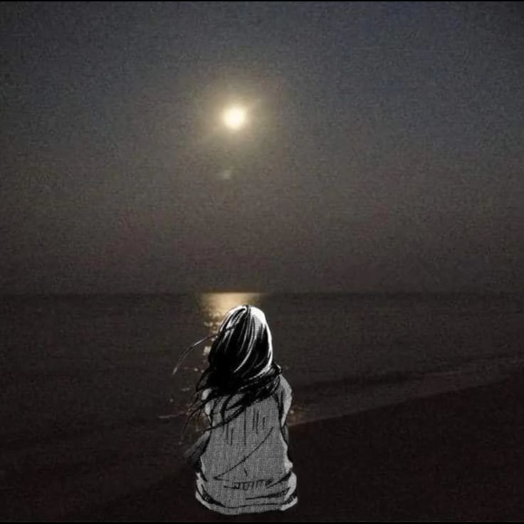 Fotografia Triste de Desenho para Perfil