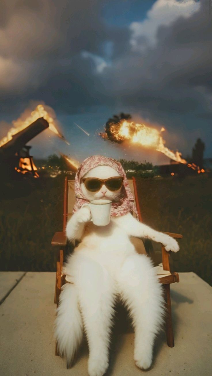 Gato Engraçado para Perfil em Redes Sociais