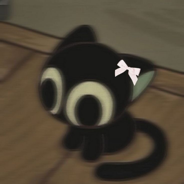 Gato Preto Estilizado para Perfil Whatsapp Bonito