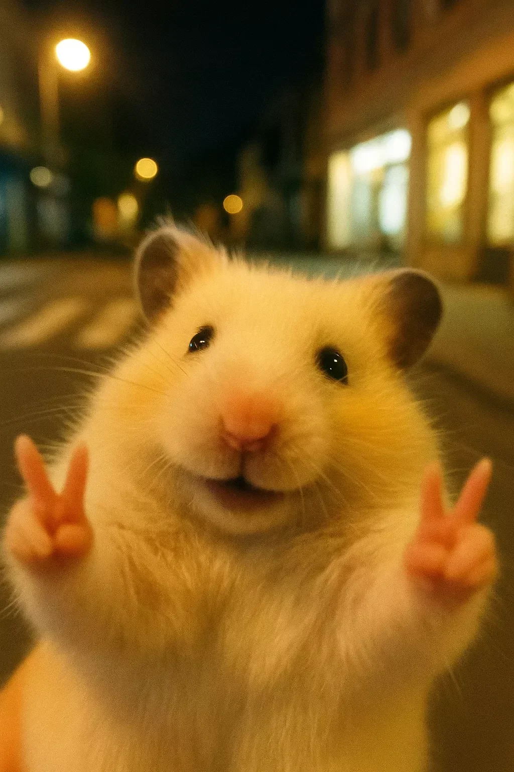 Hamster Feliz: Foto Engraçada para Perfil