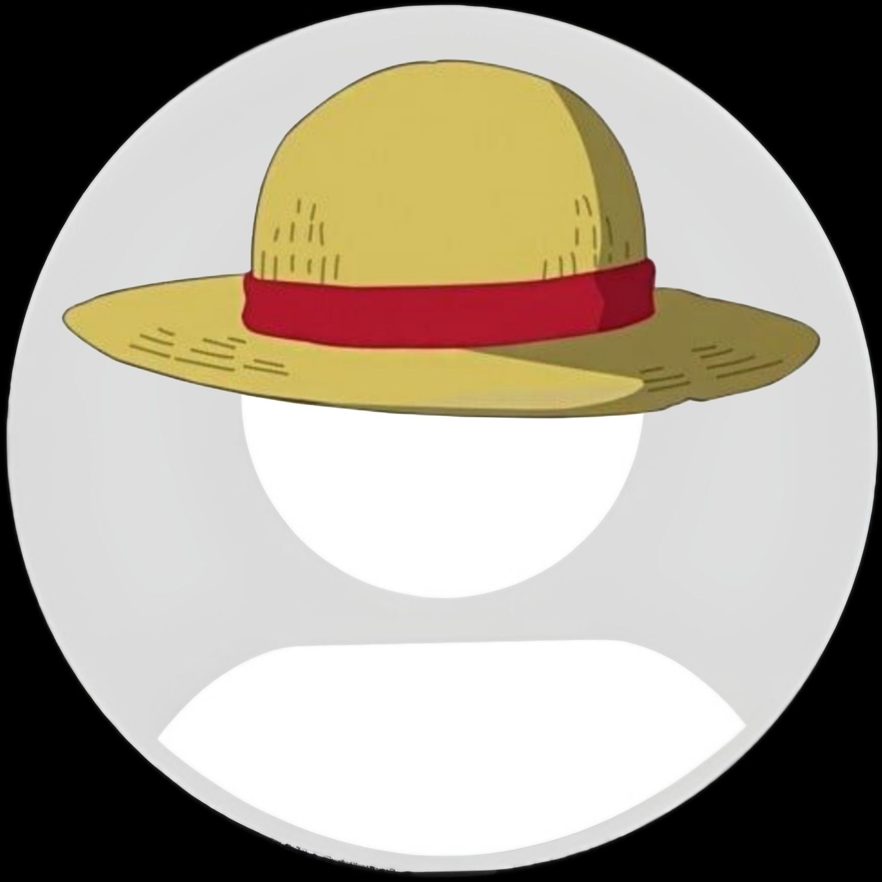 Ícone Genérico Masculino com Chapéu de Palha