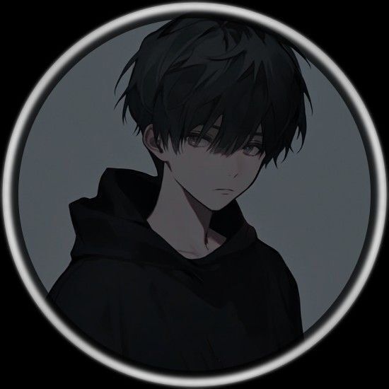 Ilustração de Foto de Perfil Masculino Anime