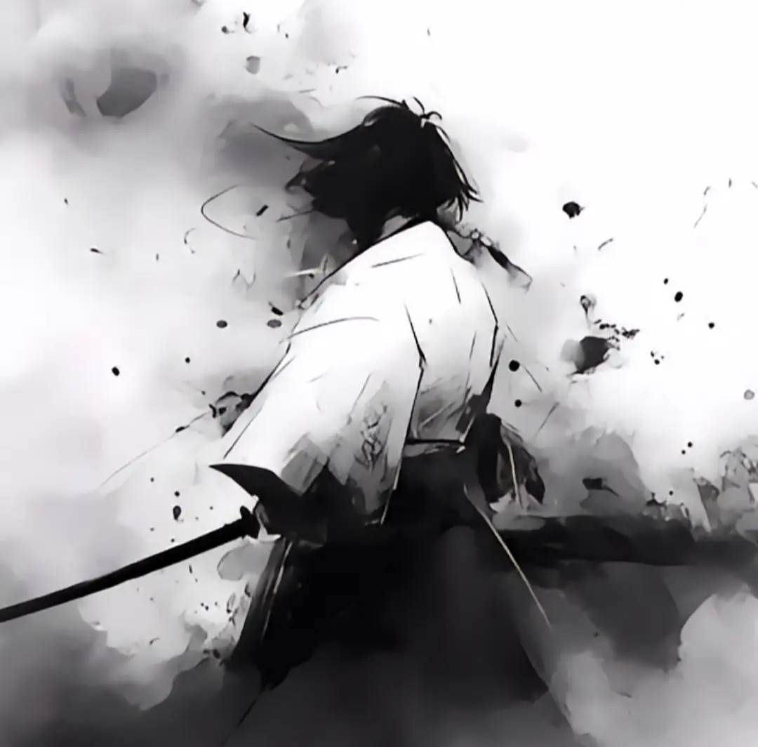 Ilustração de Samurai para Fotos de Perfil