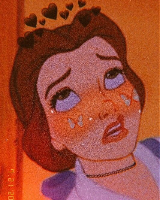 Ilustração Vintage Mulher Com Corações e Borboletas