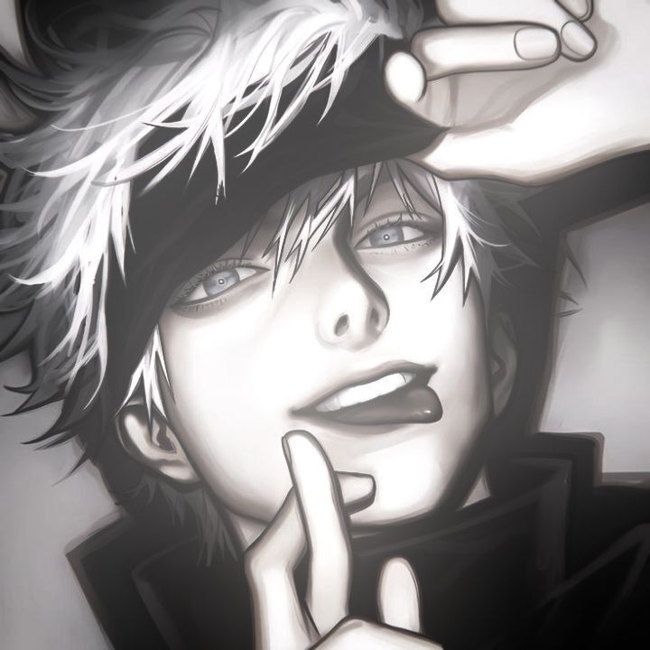 Imagem de Perfil Masculino Confiante em Preto e Branco