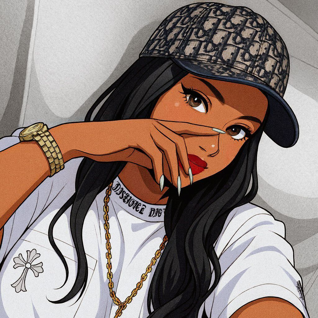 Imagem Estilizada de Mulher para Perfil Feminino