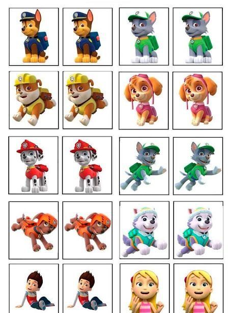 Jogo da Memoria para imprimir com Personagens Famosos