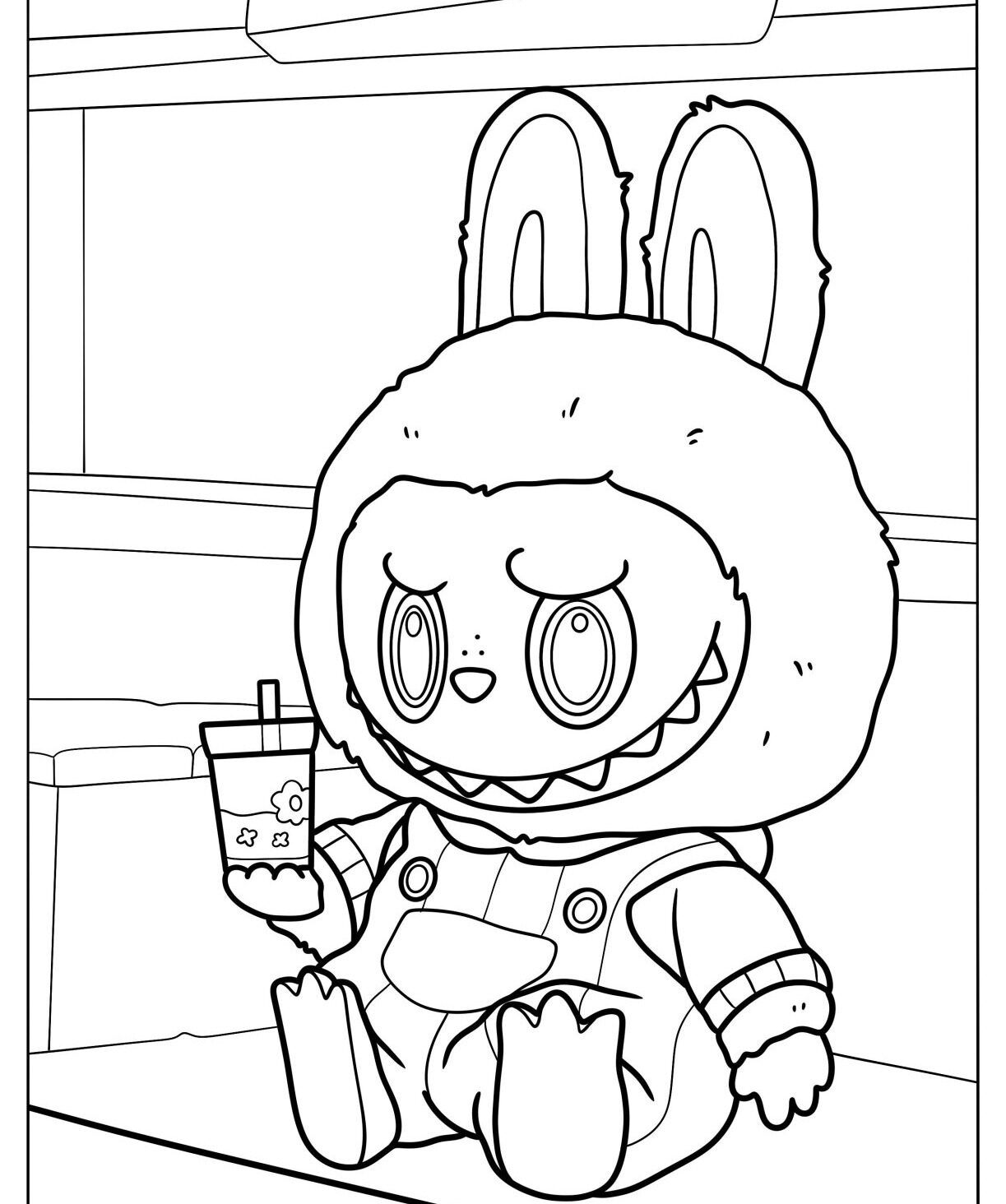 Labubu para Imprimir e Colorir: Divertido e Criativo