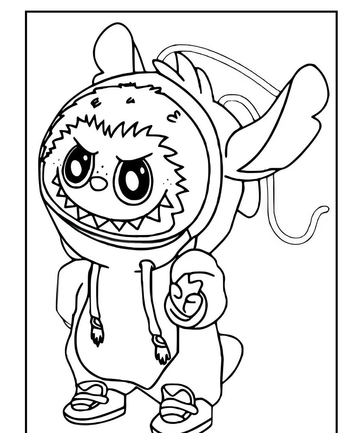 Labubu para Imprimir e Colorir: Divirta-se com Labubu!