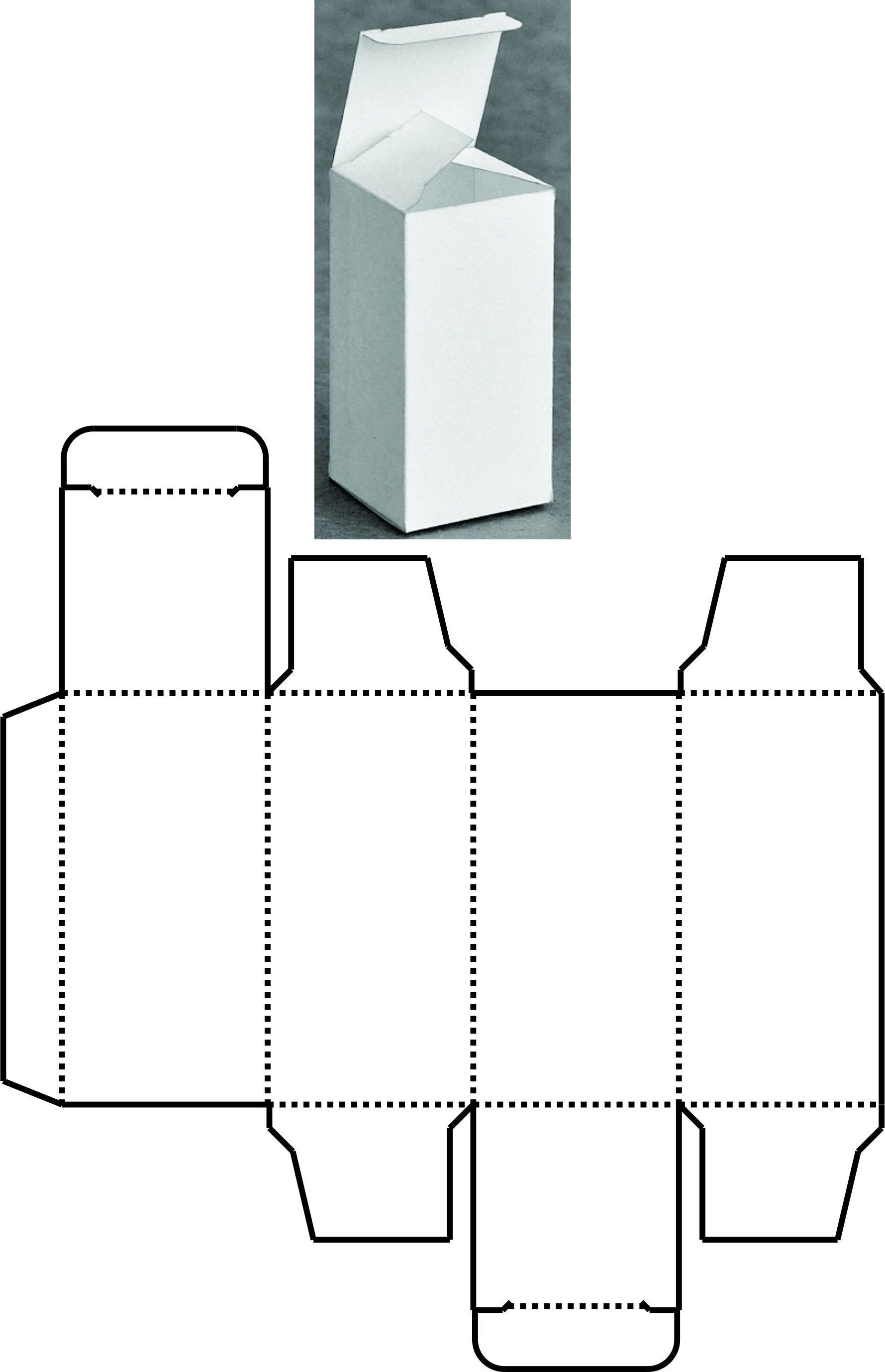Molde de Caixa para imprimir Personalizada e Criativa