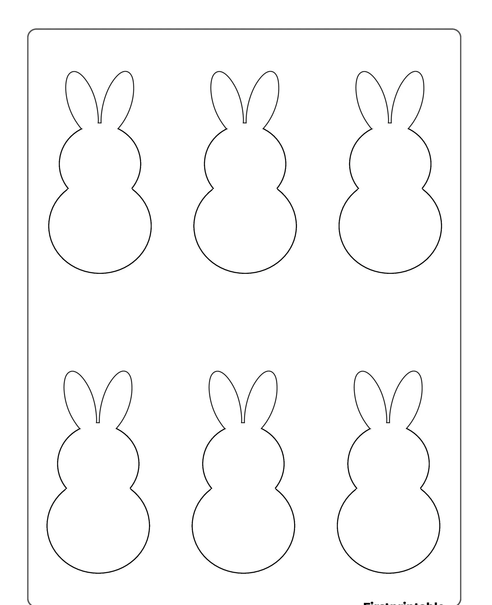 Molde de Coelho para Imprimir em Diferentes Poses