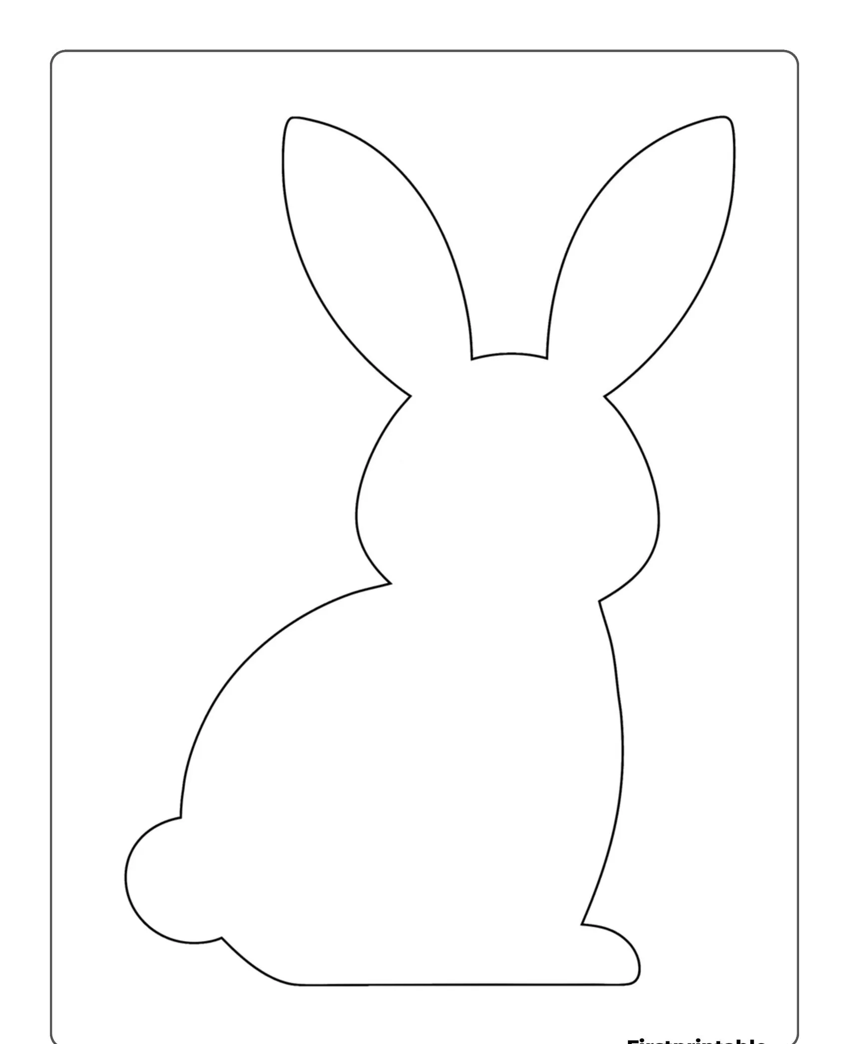 Molde de Coelho para Imprimir: Simples e Prático